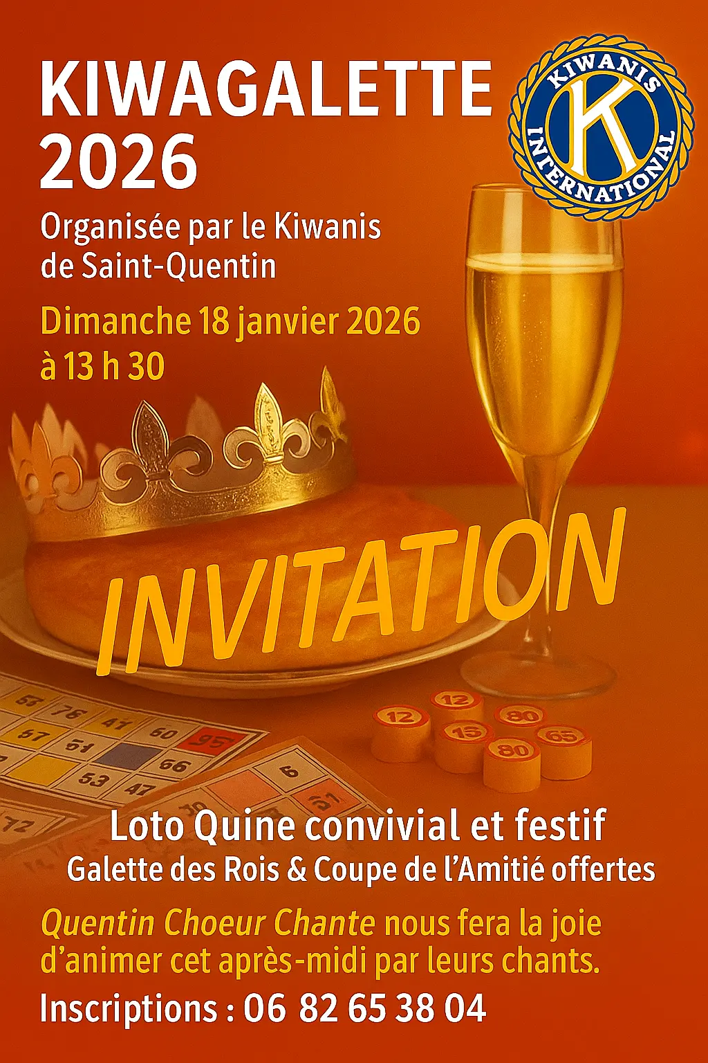 Animation organisée par le KiwanisSaint-Quentinau profit des résidentsde béguinages le 18/01/2026
